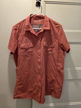 Ariat Women’s Short Sleeve Button-Front Coral Workshirt